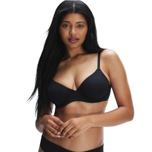 SAVAGE X FENTY COTTON ESSENTIALS UNLINED BRA 34C